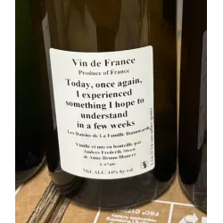 Anders Frederik Steen & Anne Bruun Blauert Vin de France blanc Today, once again, I experienced something... 2023