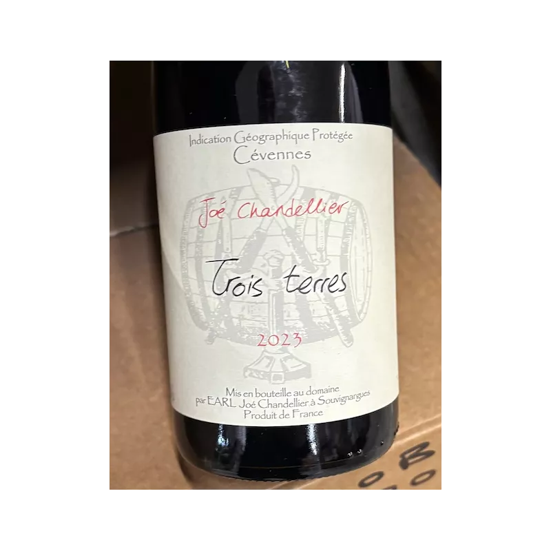 Joé Chandellier IGP Gard rouge Trois Terres 2024