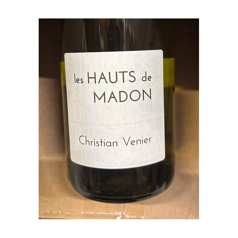 Christian Venier Vin de France blanc Les Hauts de Madon 2025