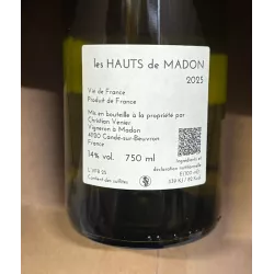Christian Venier Vin de France blanc Les Hauts de Madon 2025