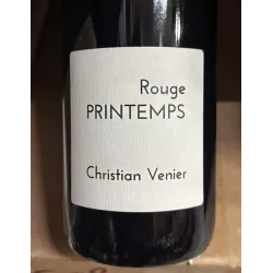 Christian Venier Cheverny Rouge Printemps 2025