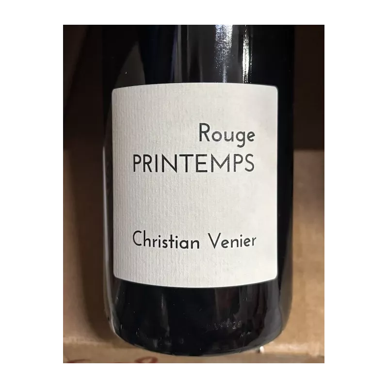 Christian Venier Cheverny Rouge Printemps 2025