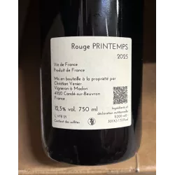 Christian Venier Cheverny Rouge Printemps 2025