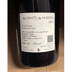 Christian Venier Cheverny Les Hauts de Madon 2025