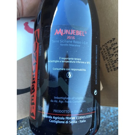 Franck Cornelissen Etna rosso Munjebel 2015 Franck Cornelissen Etna rosso Munjebel 2015
