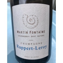 Ruppert-Leroy Champagne Blanc de Blancs Brut Nature Martin Fontaine (2017)
