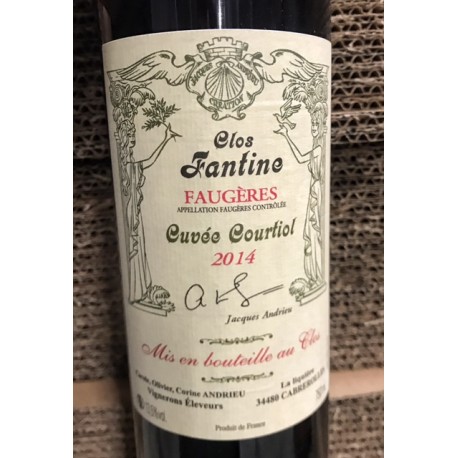 Clos Fantine Faugères Courtiol 2014 Clos Fantine Faugères Courtiol 2014