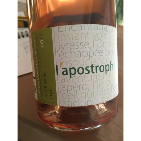 TERRES PROMISES APOSTROPHE 2016 TERRES PROMISES APOSTROPHE 2016