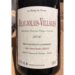 Jean-Claude Lapalu Vin de France Rang du Merle 2016 Magnum