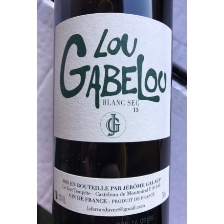 Jérôme Galaup Gaillac blanc Lou Gabelou 2016 Jérôme Galaup Gaillac blanc Lou Gabelou 2016