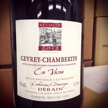 Domaine Derain Gevrey-Chambertin En Vosne 2012 Magnum Domaine Derain Gevrey-Chambertin En Vosne 2012 Magnum