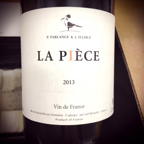 Parlange & Illouz Vin de France rouge La Pièce 2020