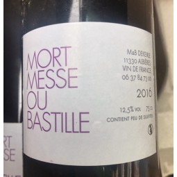 M&B Dekeirle Vin de France blanc Mort Messe ou Bastille 2016