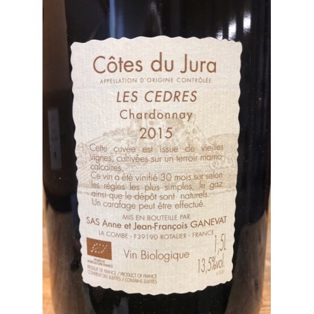 Anne & Jean-François Ganevat Côtes du Jura Chardonnay Les Cèdres 2018 Magnum