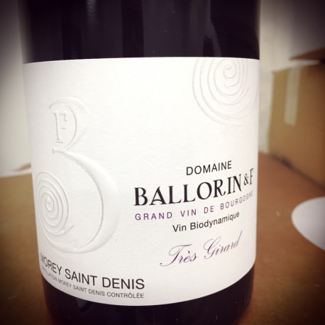Domaine Ballorin & F Morey Saint denis Tres Girard 2017 Domaine Ballorin & F Morey Saint denis Tres Girard 2017