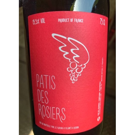 Le Raisin à Plume Vin de France Pâtis des Rosiers 2018 Le Raisin à Plume Vin de France Pâtis des Rosiers 2018