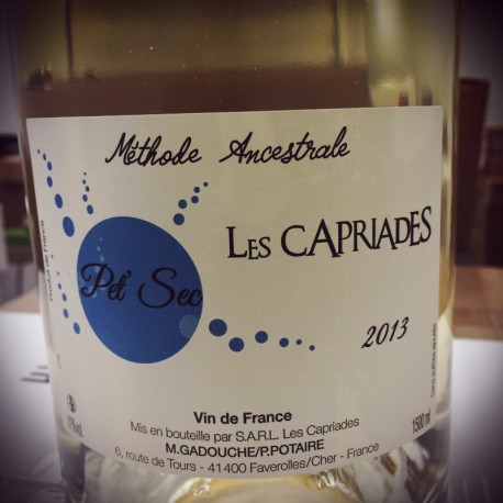 Les Capriades Vin de France Pet' Nat blanc Pet Sec 2015 Magnum Les Capriades Vin de France Pet' Nat blanc Pet Sec 2015 Magnum