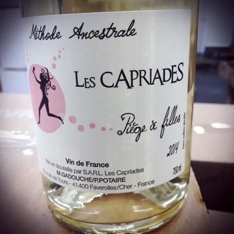 Les Capriades Vin de France Pet' Nat rosé Piège à Filles 2018 Les Capriades Vin de France Pet' Nat rosé Piège à Filles 2018