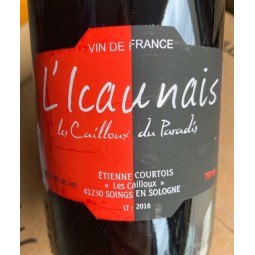 Les Cailloux du Paradis Vin de France rouge L'Icaunais 2016