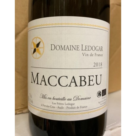 Domaine Ledogar Vin de France Maccabeu 2018