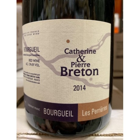 Domaine Breton Bourgueil Les Perrières 2014 Domaine Breton Bourgueil Les Perrières 2014