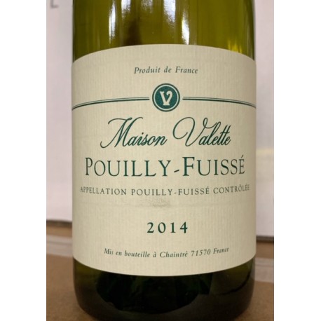 Domaine Valette Pouilly Fuissé 2013 Magnum Domaine Valette Pouilly Fuissé 2013 Magnum