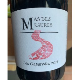 Mas des Mesures Vin de France rouge Les Claparèdes 2018