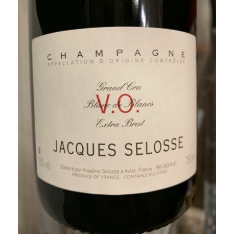 Selosse Champagne Blanc de Blancs Extra Brut VO (dégorgement 2019)