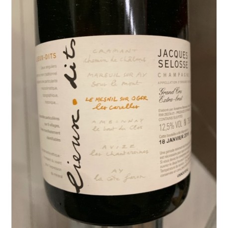 Selosse Champagne Blanc de Blancs Les Carelles (dégorgement 2019) Selosse Champagne Blanc de Blancs Les Carelles (dégorgement 2019)