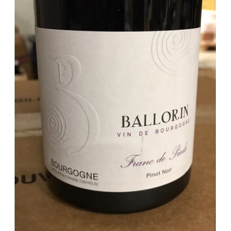 Gilles Ballorin Trading Bourgogne Pinot Noir Franc de Pied 2018