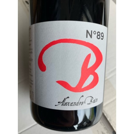 Alexandre Bain Vin de France rouge 89 2018 Alexandre Bain Vin de France rouge 89 2018