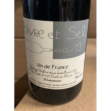 Les Vins Contés Vin de France rouge Poivre et Sel 2019 Magnum Les Vins Contés Vin de France rouge Poivre et Sel 2019 Magnum