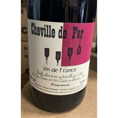 Les Vins Contés Vin de France rouge La Cheville de Fer 2019 Les Vins Contés Vin de France rouge La Cheville de Fer 2019