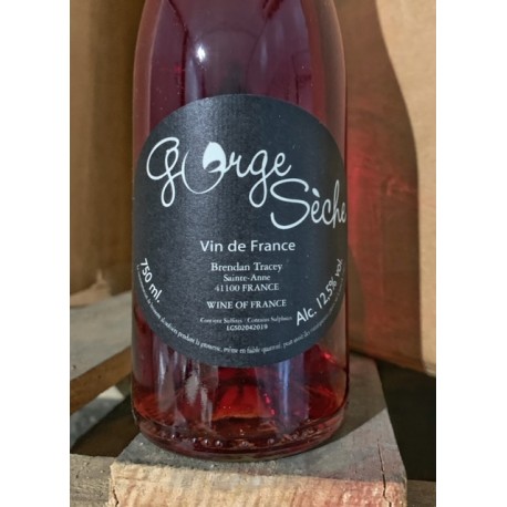 Brendan Tracey Vin de France rouge Gorge Sèche 2019 Brendan Tracey Vin de France rouge Gorge Sèche 2019
