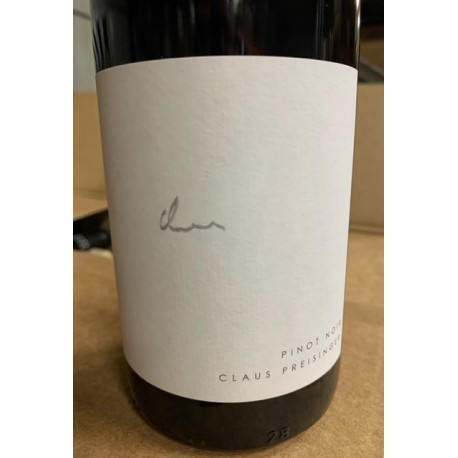 Claus Preisinger Burgenland rouge Pinot Noir amphore 2018