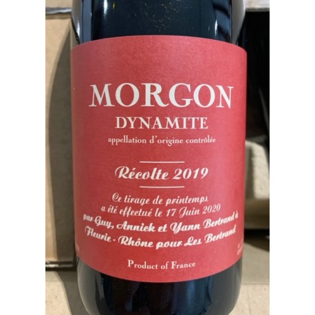 Domaine Les Bertrand Morgon Coup de Foudre 2016 Domaine Les Bertrand Morgon Coup de Foudre 2016