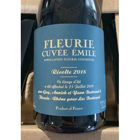 Domaine Les Bertrand Beaujolais Pure Oh! rigine 2016 Domaine Les Bertrand Beaujolais Pure Oh! rigine 2016