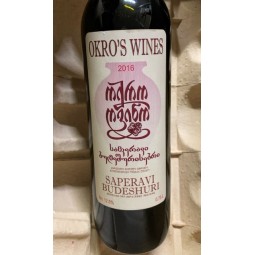 Okro's Wines Vin de Table rouge de Géorgie Budeshuri Saperavi 2016