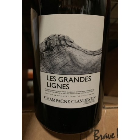 Clandestin Champagne Brut Nature Blanc de Blancs Les Grandes Lignes (2017)