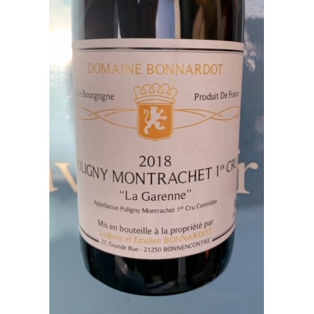 Domaine Bonnardot Puligny-Montrachet 1er Cru La Garenne 2018
