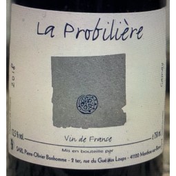 Pierre-Olivier Bonhomme Vin de France rouge La Probilière
