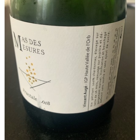 Mas des Mesures Vin de France blanc pet nat Fractale 2018 Mas des Mesures Vin de France blanc pet nat Fractale 2018
