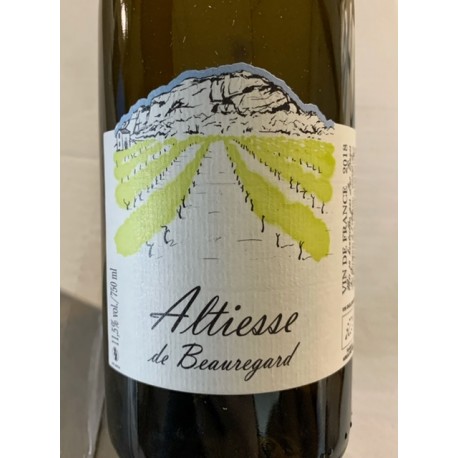 Les Grangeons de l'Albarine Vin de France blanc Altiesse en Paradis Le Grès 2018
