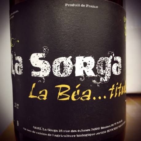 La Sorga Vin de France blanc Béatitube barrique N°1 2010