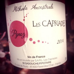 Les Capriades Vin de France Pet'nat rosé Pinoz 2014