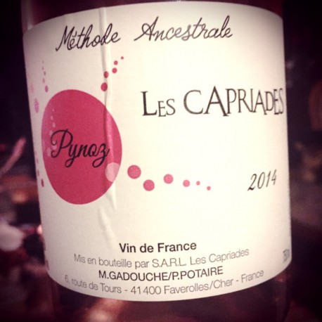 Les Capriades Vin de France rosé Pinoz 2014 Les Capriades Vin de France rosé Pinoz 2014