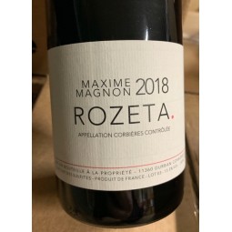 Maxime Magnon Corbières Rozeta 2019 Magnum