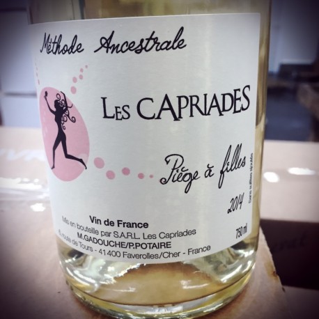 Les Capriades Vin de France rosé pet nat Piège à Filles 2019