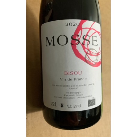 Domaine Mosse Vin de France rouge Bisou 2020 Domaine Mosse Vin de France rouge Bisou 2020