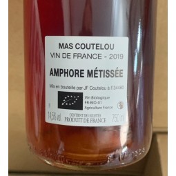 Jean-François Coutelou Vin de France blanc Amphore Métissée 2019